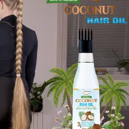 KEYOZA Natural Coconut Hair Oil For Hair Growth - 100 ml image 3