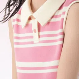LULU & SKY Girls Striped Top with Shorts image 3