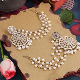 VATSALYA creation Gold-Plated Alloy Earrings-picture-48
