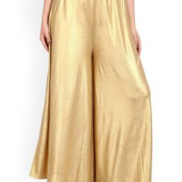 SRISARAS Women Sheen Flared Cotton Palazzo-picture-31