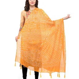 A R SILK DUPATTA HUB Woven Design Bandhani Dupatta-picture-24