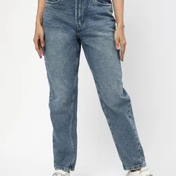 R&B Women Mom Fit Heavy Fade Jeans-picture-20