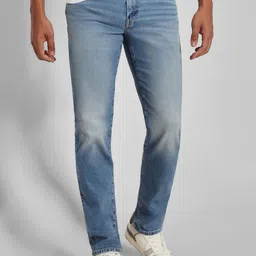 AMERICAN EAGLE OUTFITTERS Men Slim Fit Mid-Rise Clean Look Heavy Fade Stretchable Jeans-picture-36