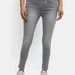 V-Mart Women Slim Fit Heavy Fade Cotton Jeans-picture-29