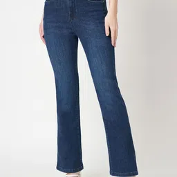 Kraus Jeans Women Mid-Rise Light Fade Bootcut Jeans-image-2