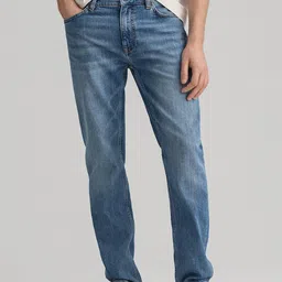 GANT Men Blue Heavy Fade Mid-Rise Jeans-picture-29