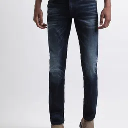 Iconic Men Slim Fit Clean Look Light Fade Jeans-picture-23
