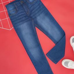 Pantaloons Junior Boys Slim Fit Low Distress Heavy Fade Jeans-picture-43