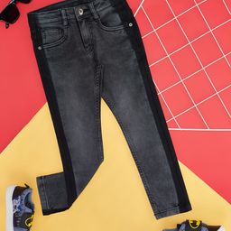 Pantaloons Junior Boys Slim Fit Clean Look Heavy Fade Stretchable Jeans-picture-33