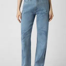 Van Heusen Woman Women Printed Clean Look Heavy Fade Stretchable Jeans-image-82