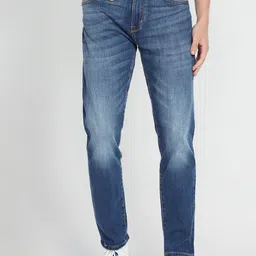 Flying Machine Men Slim Fit Light Fade Mid Rise Stretchable Jeans-picture-35