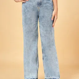 Coolsters by Pantaloons Girls Mid Rise Heavy Fade Jeans-picture-12
