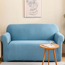 HOUSE OF QUIRK Triple Seater Polar Fleece 220 GSM FabricFlexible Stretch Sofa Cover-picture-6