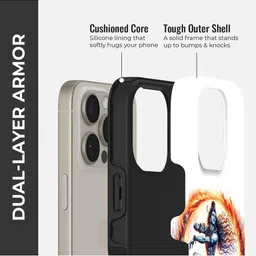 PEEPERLY Women Mystic Rudr Printed Impact Resistant iPhone 13 Pro Crystal Back Case image 4