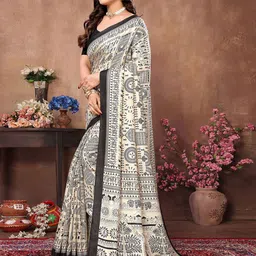 ODETTE Warli Khadi Saree-picture-34
