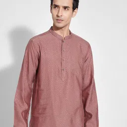 indus route by Pantaloons Men Thread Work Kurta image 5