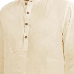 AMRIT TOP WEAR Selection Of 2 Mandarin Collar Cotton Kurtas image 3