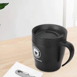 TASKHOUSE Black & White Printed Stainless Steel Matte Cup-330 ml image 4