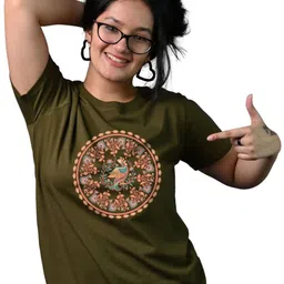 Tedhi Medhi Family Women Graphic Printed Round Neck Cotton T-shirt-picture-31