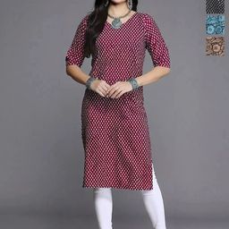 Anouk Rustic Women Pack Of 4 Ethnic Motifs Printed Crepe Kurta-picture-26
