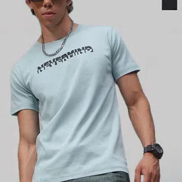 MADSTO Pack Of 2 Typography Printed Round Neck Cotton T-shirts-image-55