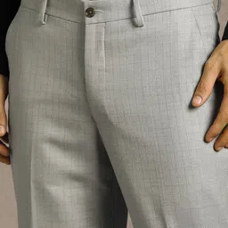 Louis Philippe Men Slim Fit Trousers image 5