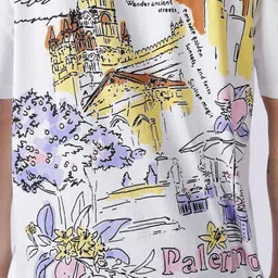 Eszett Men Graphic Printed Drop-Shoulder Sleeves T-shirt image 3