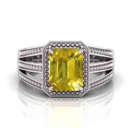 RRVGEM Unheated Untreated 6.25 KT Silver Plated Ring image 2