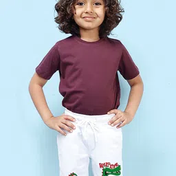 NUSYL Boys Printed Regular Fit Mid-Rise Shorts image 2