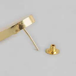 Anouk Gold-Plated Beaded Contemporary Drop Earrings image 3