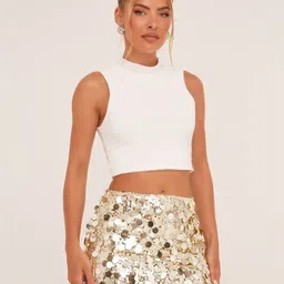 LULU & SKY Embellished Mini Straight Skirt-picture-50