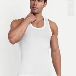 KANSAL Pack Of 4 Scoops Neck Innerwear Vests11-MACHU_RN_P4-picture-11