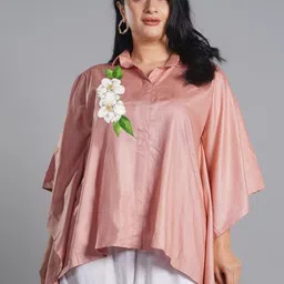 LetsDressUp Floral Printed Kimono Sleeves Cotton Shirt Style Top-picture-28