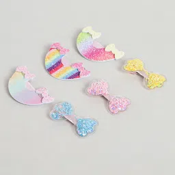 EL REGALO Girls Set Of 6 Embellished Alligator Hair Clips-picture-37
