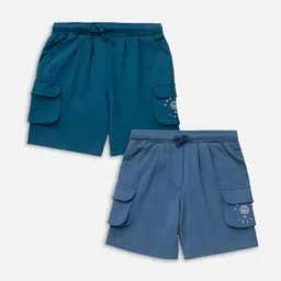 Growing Tree Kids Pack Of 2 Outdoor Antimicrobial Technology Organic Cotton Shorts-picture-35