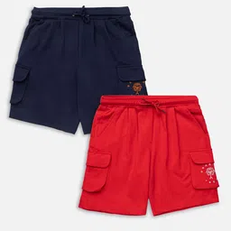 Growing Tree Kids Navy  Pack Of 2 Outdoor Antimicrobial Technology Shorts-image-40