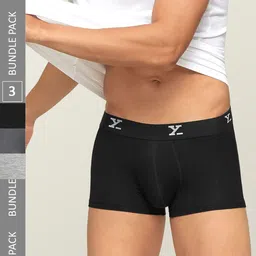 XYXX Men Pack Of 3 Mid-Rise Sweat WickingTrunks-image-26