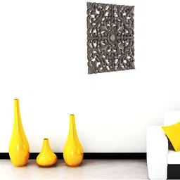 VAS collection home Black Textured Wooden Wall Decor-image-71