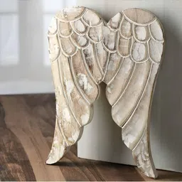 VAS collection home White Textured Wooden Wall Plates-picture-25