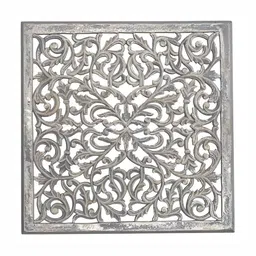 VAS collection home White Textured Wooden Wall Plate-picture-17
