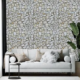 Wallpics Grey & Black Abstract Printed Self-Adhesive Wallpaper-picture-10