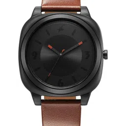 Fastrack Unisex Embellished Dial & Leather Textured Straps Analogue Watch 68034PL02W-picture-39