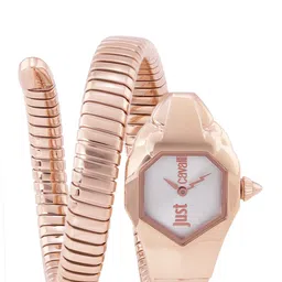 Just Cavalli Women White & Rose Gold Toned Wrap Around Straps Analogue Watch JC1L001M0065-picture-32