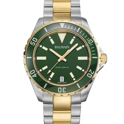 Balmain Men Brass Embellished Dial & Reset Time Analogue Watch B43423975-picture-18