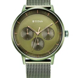 Titan Modern Classics Men Stainless Steel Bracelet Style Strap Analogue Watch 94006QM03-picture-14