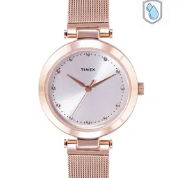 Timex Women Silver-Toned Embellished Dial Bracelet Style Analogue Watch TWEL11823-picture-27