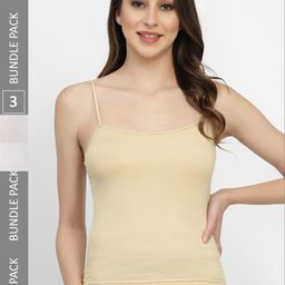 Floret Pack Of 3 Cotton Camisoles-picture-8