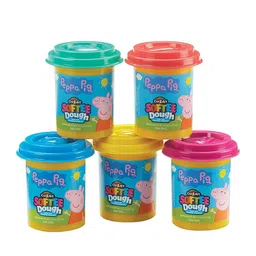 Peppa Pig Kids Set of 5 Multi-Coloured Dough Pack-picture-33
