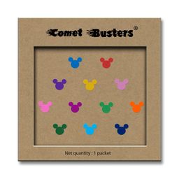 Comet Busters Girls Multicoloured Embellished Reusable Designer Stickers - 12 Pcs-picture-6