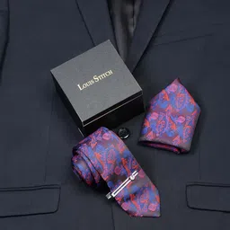 LOUIS STITCH Men's Italian Silk Necktie Accessory Gift Set-picture-18